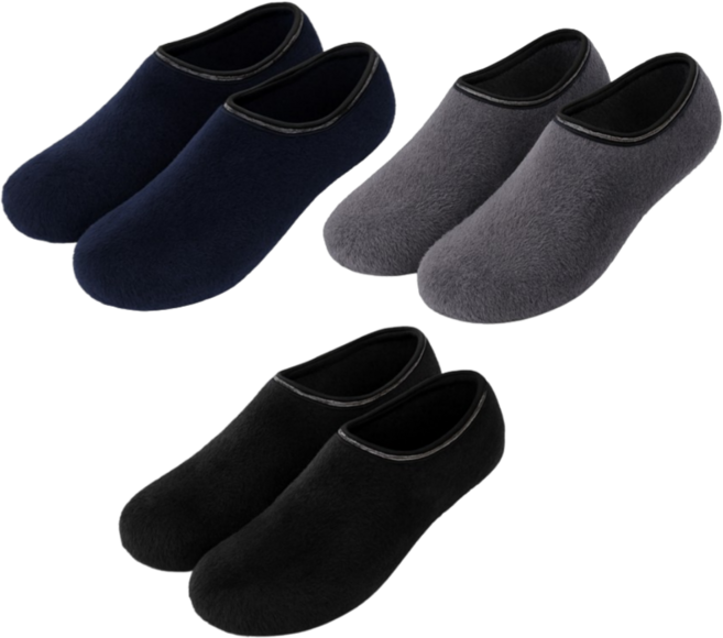 남성 방한 요술버선 기모덧신 3쌍