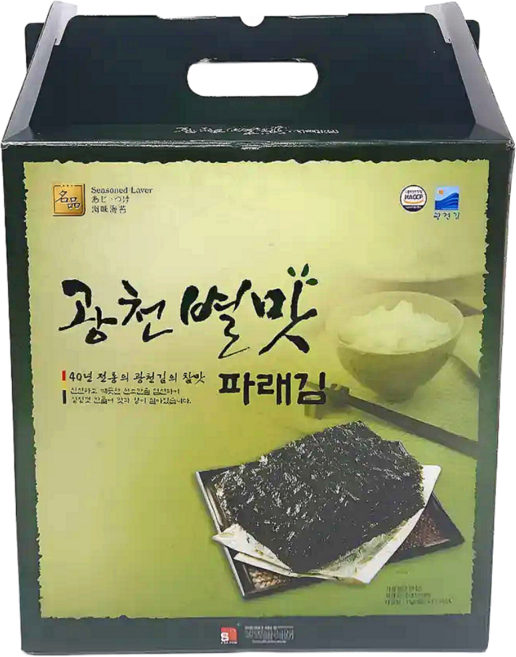 광천 별맛김 파래식탁김 12봉/15봉/24봉, 24개, 15g
