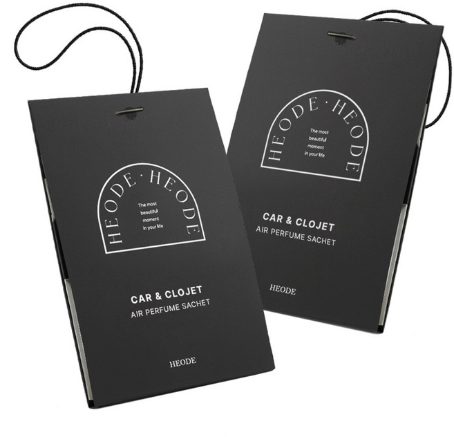 헤오드 퍼퓸&탈취 방향제 에어 프레셔너 30g, 2개, 블랙체리마일드