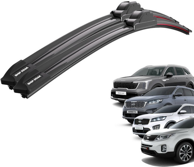 쏘렌토 R 올뉴 더뉴 MQ4 전차종 초밀착 와이퍼 윈도우 브러쉬 와이퍼블레이드, SDT-쏘렌토 MQ4(20-현재)650+400/A