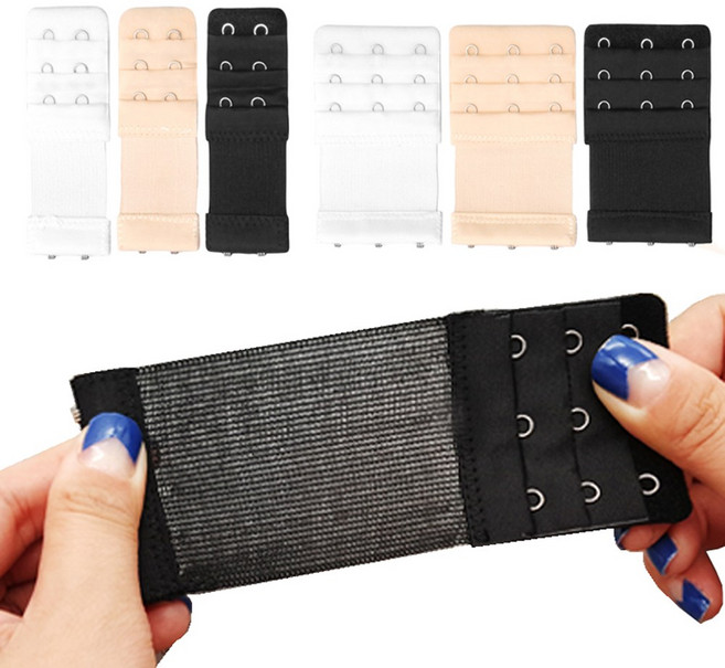 6개SET 브라연결후크 2단/3단 밴딩 브라 연장후크