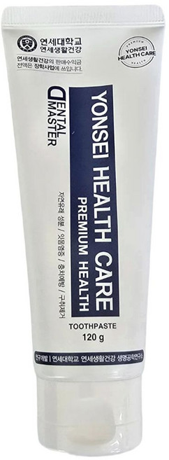 연세대학교 헬스 케어 100% 덴탈 마스터 치약, 120g, 10개