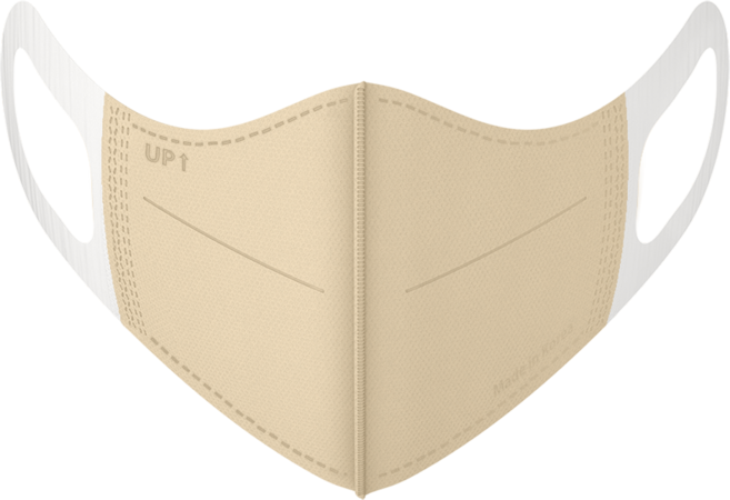 스마트에코 이유마스크 성인용 베이지 100매 국산 새부리형 일회용마스크, 50개입, 2개