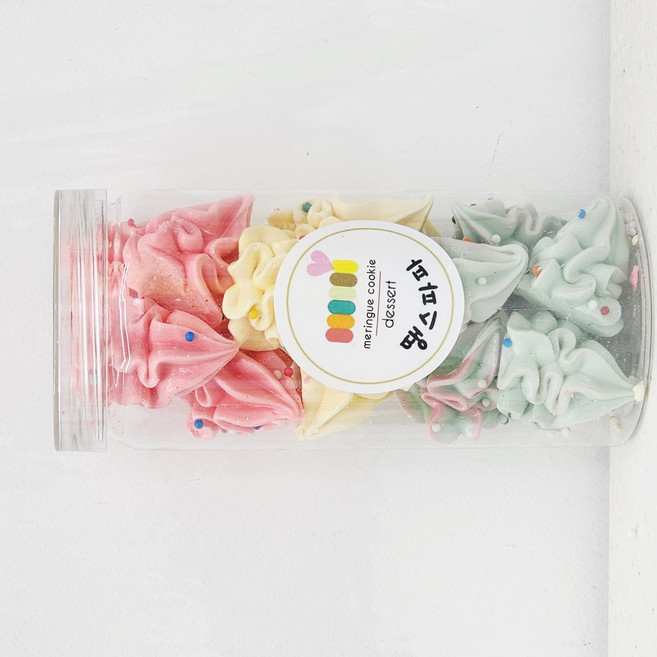 [땡스파파] 쁘띠 트리 머랭쿠키 선물용, 1개, 350ml