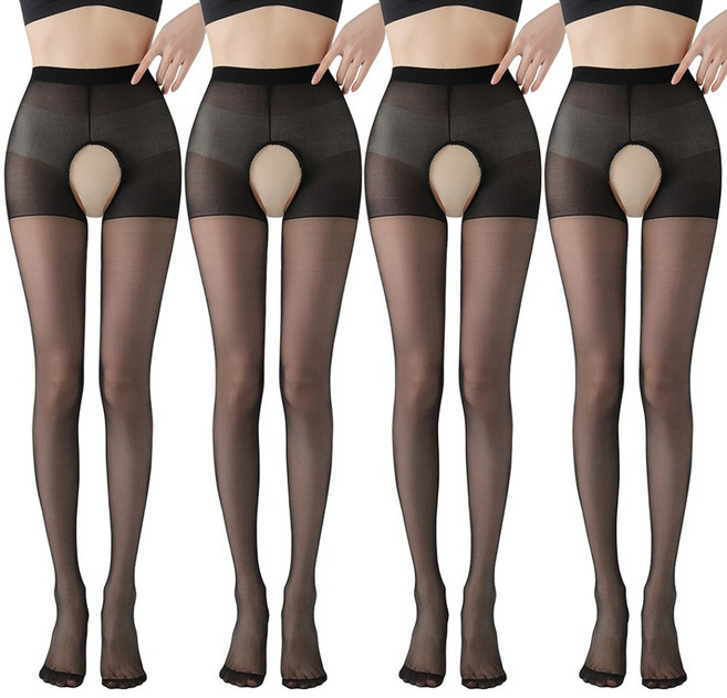 러브릴리 Y존 밑트임 오픈 고탄력 팬티 스타킹 4컬러 4종 세트