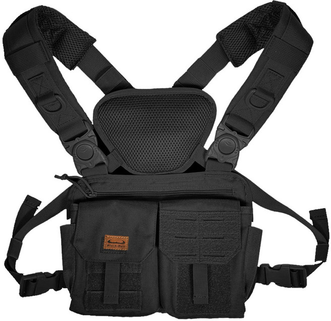 블랙불 워크웨어 체스트 패널, 1개, 블랙