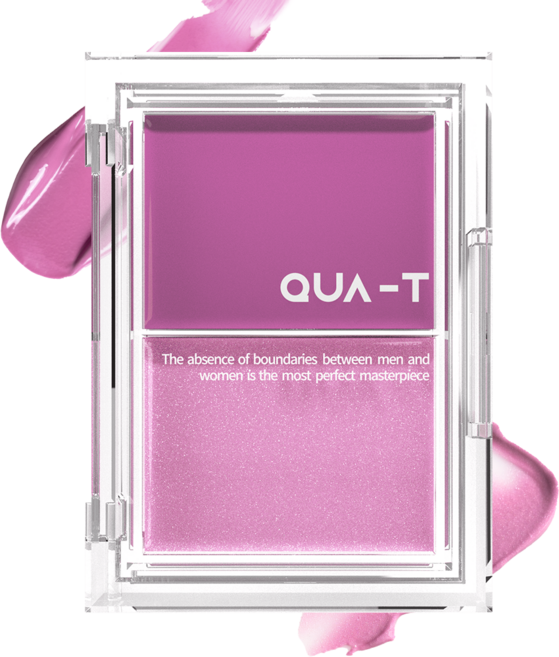 콰티 글로우 멜팅 팔레트 6.4g, 1호 블루밍센트, 1개