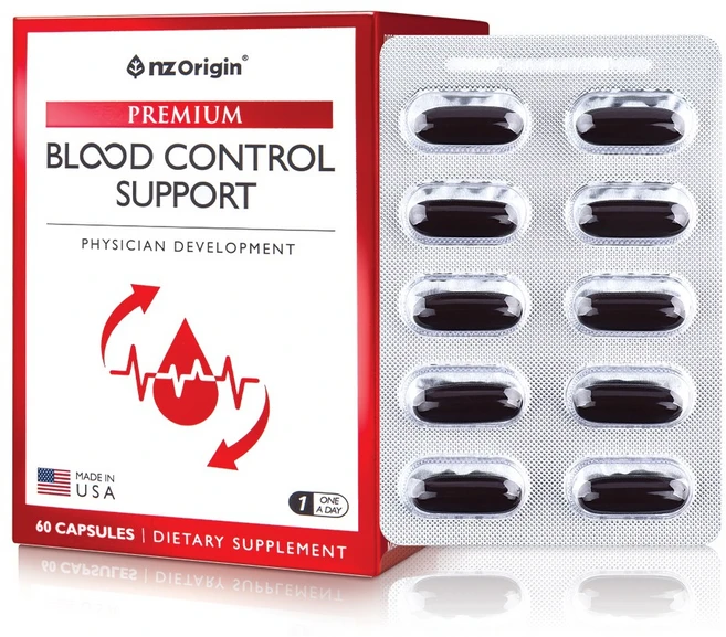 엔젯오리진 프리미엄 블러드 컨트롤 서포트 영양제 72g, 1개, 60정 - 쿠팡