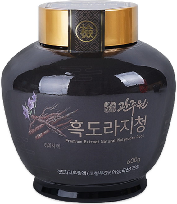관주원 흑도라지청 대용량 도라지청, 600g, 1개