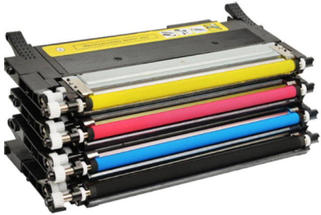 삼성 SL-C565FW 토너 카트리지 호환, 4개입, CLT-P515C 4색 세트 카트리지