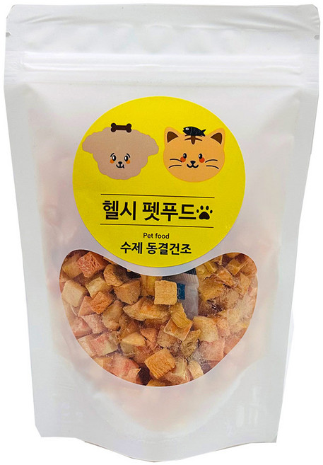 헬시펫푸드 강아지 동결건조 간식, 1개, 20g, 당근