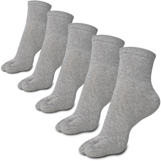 발렌티노크리스티 남자 순면 99% 항균 땀흡수 무좀 발가락양말 5켤레