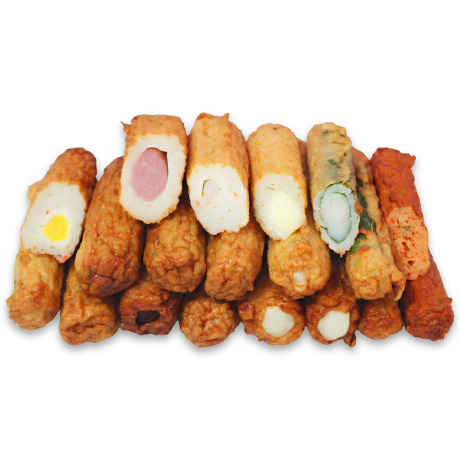 [산아푸드] 어육 80% 명품 수제 어묵바 500g (8종 택1) 휴게소 핫바 꼬치 간식 어묵탕, 1개, 수제 가래떡 어묵바 1팩(500g)