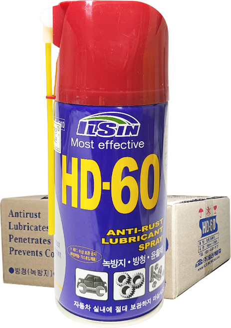 일신 HD60 방청 윤활제 360ml 녹제거 소음제거 에이치디60 생활방청제, 30개