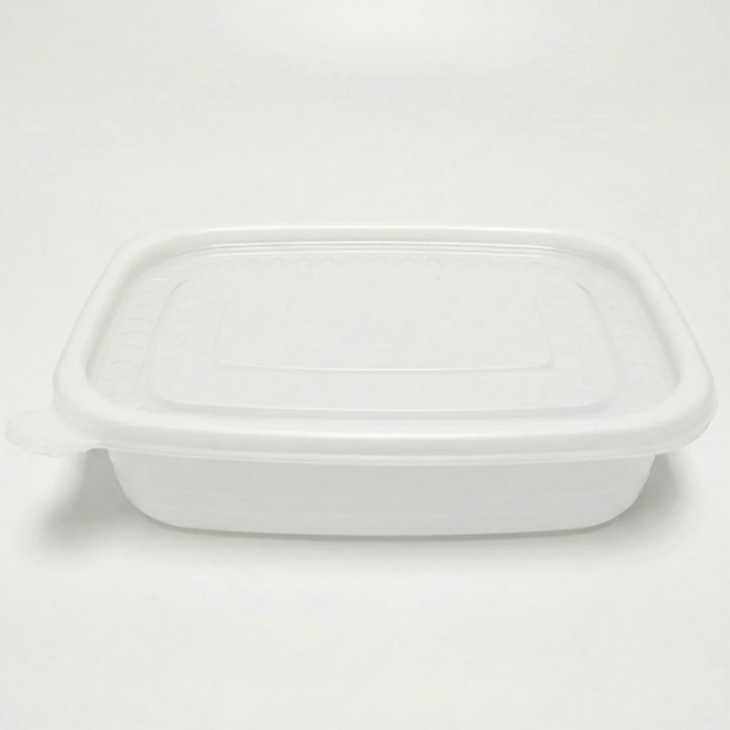 (맞춤팩) 일회용 죽용기 100개SET (용기+뚜껑), 1세트