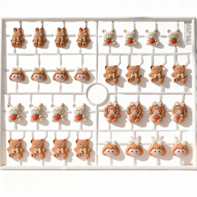 캔디스토어 핫트렌드! 초귀여운 레진 네일 데코 파츠, 12, 1개