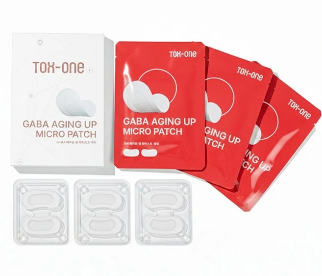 톡스원 가바 에이징업 마이크로 니들패치 아이패치 리프팅 주름개선 트러블 아이백 다크써클 케어 팔자주름없애기 괄사, 1개, 3개입 - 쿠팡