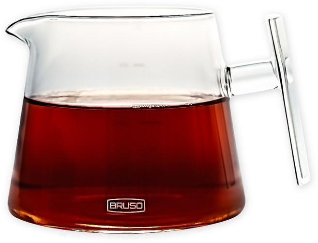 브루소 커피서버 핸드드립 내열유리 주전자 포트, 1개, 500ml, 단품
