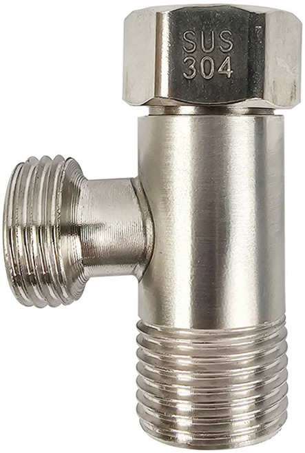 스텐 T아답터 세면대 변기 고압호스 연결 황동 어댑터, 1개