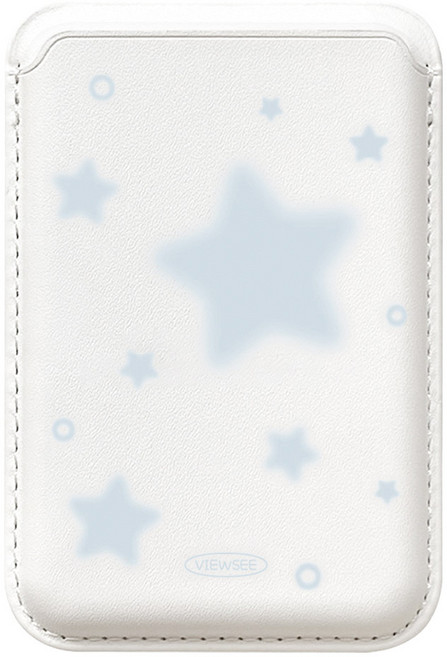 뷰씨 디자인 맥세이프 카드지갑 3장 수납 지갑 케이스, 1개, 07. 버블스타