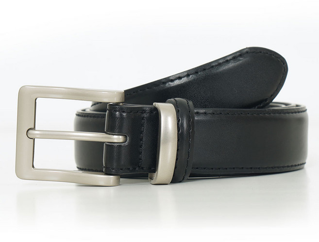 미니포커스 소가죽 남성 수동 슬림 벨트 212