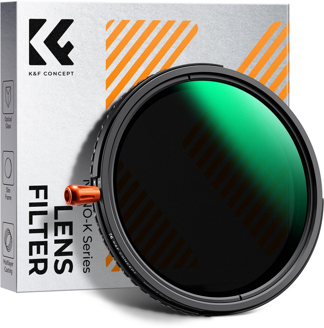 K&F CONCEPT Nano-Klear 가변 ND2-32&CPL&블랙 미스트 1/4 3-in-1 필터, 77mm, 1개