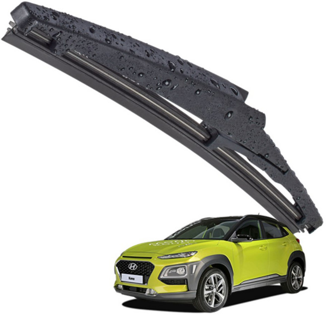 현대 전차종 후면 후방 리어 와이퍼 블레이드 윈도우브러쉬, FR100(11인치)코나/EV-17~20.10