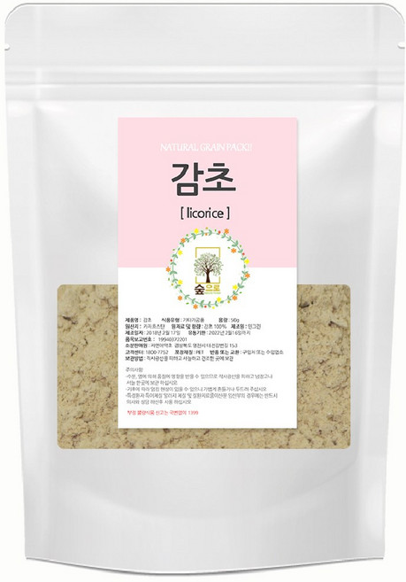 천연팩 감초가루 100g 숲으로허브 곡물팩 감초팩, 1개, 1개입
