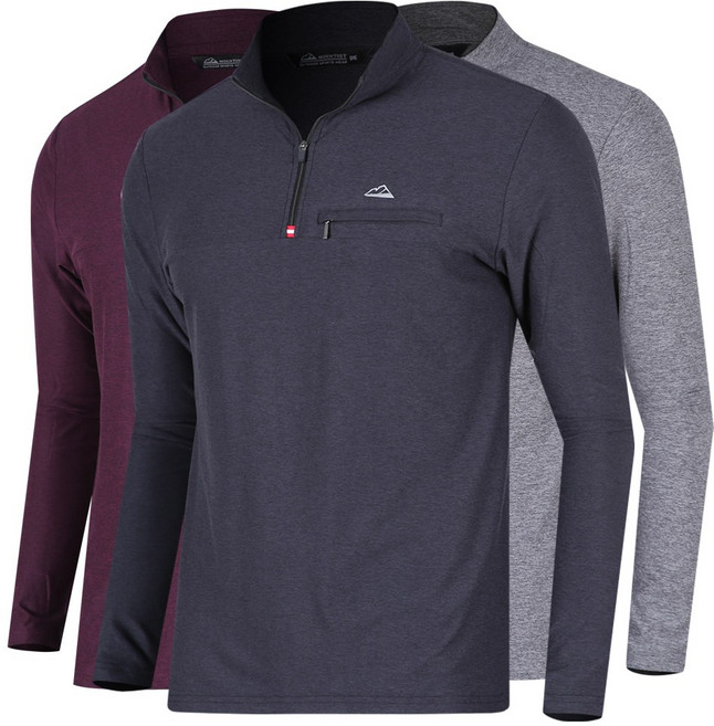 1+1 미루나무 남성 약기모 스판 기능성 빅사이즈 티셔츠 상의 MT1950