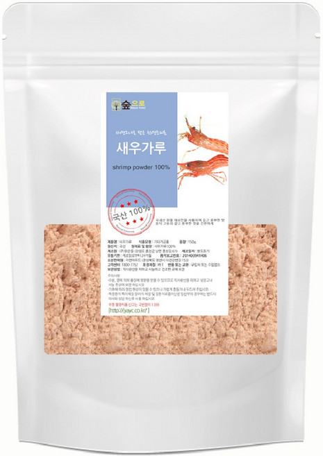 숲으로허브 천연조미료 새우가루 150g, 1개