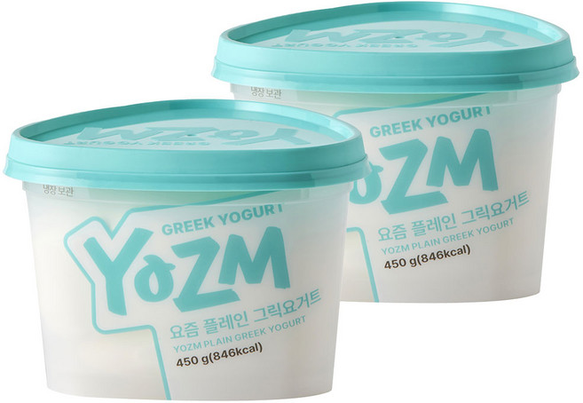 요즘 그릭요거트 플레인, 2개, 450g