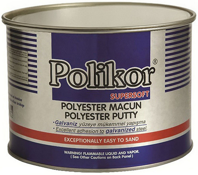 폴리코 판금퍼티 4kg LS 아연퍼티 경화제포함, 1개