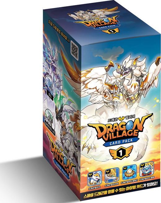 드래곤빌리지 통합 카드 <종말의 구원자 흐레스벨그>, 1개, 이너박스(30팩)