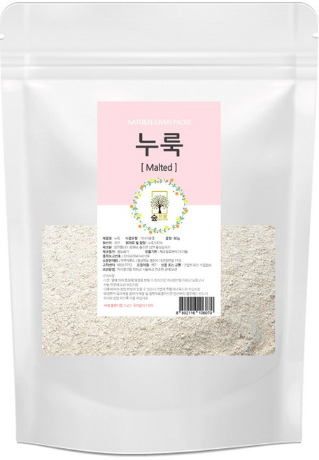 천연팩 누룩가루 60g, 1개, 1개입