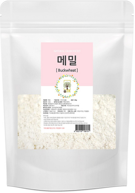 천연팩 메밀가루 50g 숲으로허브 곡물팩 메밀팩, 1개, 1개입