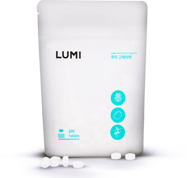 루미 고체 치약 대용량 200정, 1개