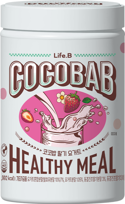 코코밥 딸기 요거트 대용량 600g COCOBAB, 1개