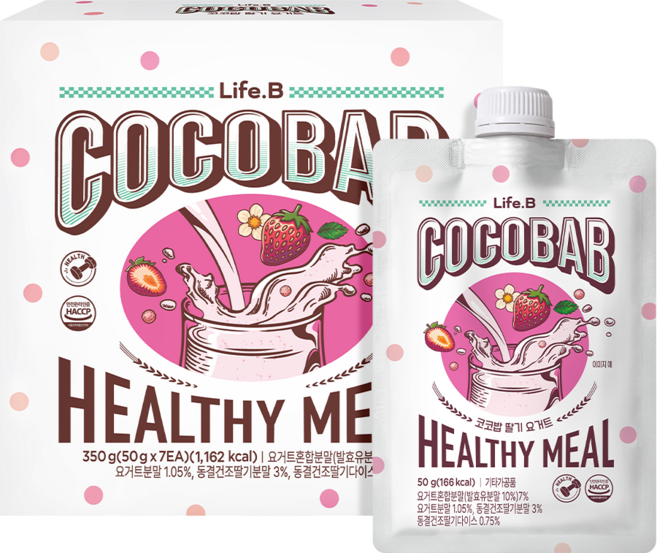코코밥 딸기 요거트 7개입 COCOBAB, 1개, 350g