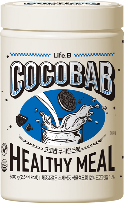 코코밥 쿠키앤크림 대용량 600g COCOBAB, 1개