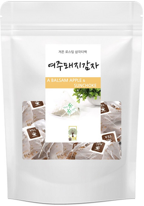 여주 돼지감자 차 50티백 삼각 티백 숲으로허브, 1g, 50개입, 1개