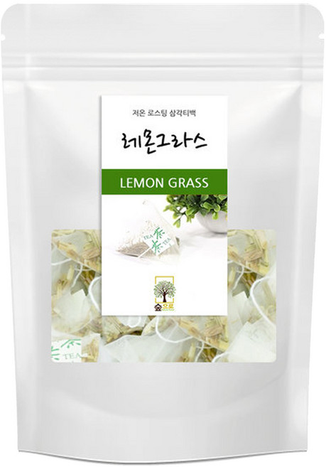 레몬그라스차 50티백 숲으로허브 삼각티백, 50g, 50개입, 4개