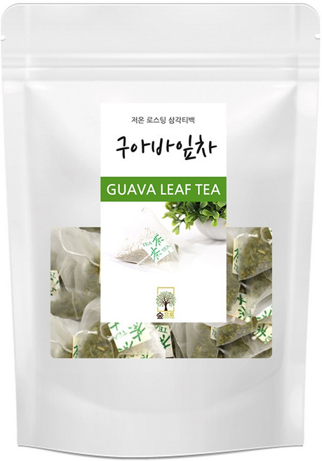 구아바잎차 25티백 삼각티백 숲으로허브, 1g, 25개입, 1개