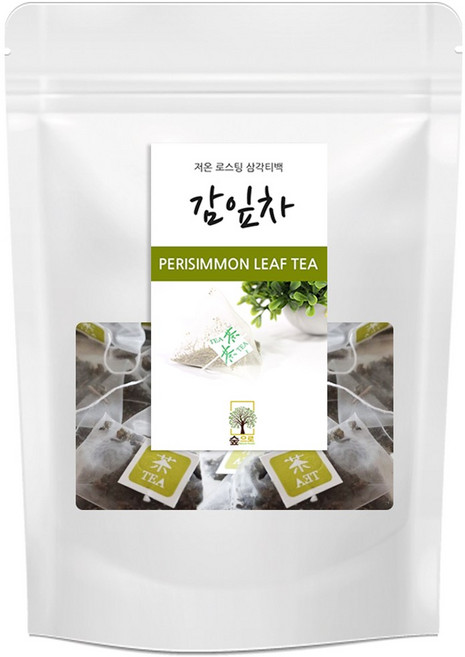 감잎차 25티백 숲으로허브 삼각티백, 25개입, 4개, 1g