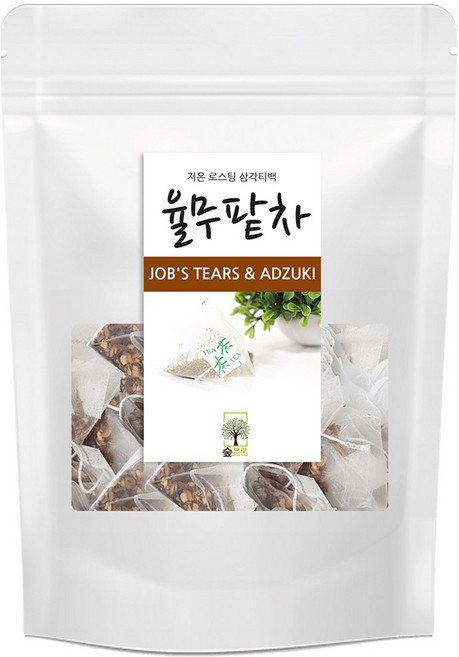 율무팥차 25티백 숲으로허브 삼각티백, 1g, 25개입, 1개