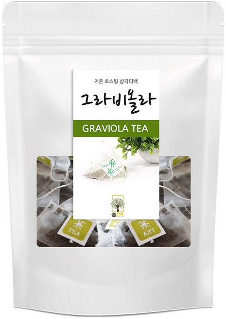 그라비올라차 25티백 삼각티백 숲으로허브, 4개, 25개입, 25g