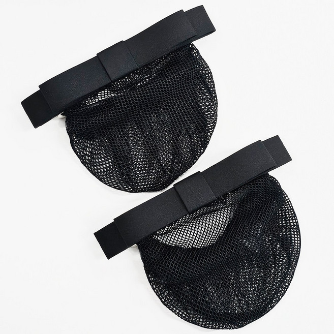 헤미쉬스타일 모던 리본 스판 머리망