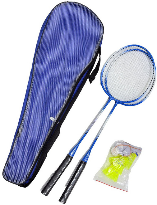 혼자하는 셀프 배드민턴 실내 연습기 리턴콕 배드민턴채 2개 LED 셔틀콕3개, 1세트, 배드민턴연습