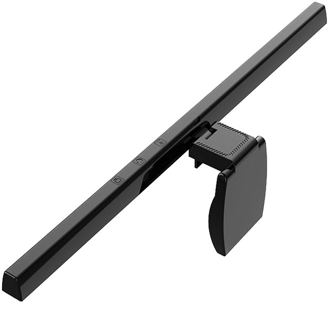 누심비 모니터 LED 조명 스크린바 스탠드 독서등 밝기조절 타이머, 모니터 조명 50mm 대형 블랙