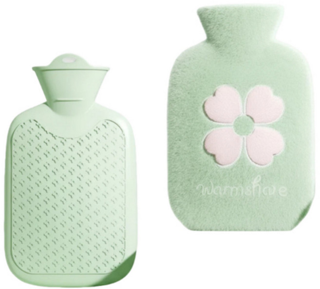 진루이 온수팩 보온물주머니 물리치료 찜질팩 1L, 민트