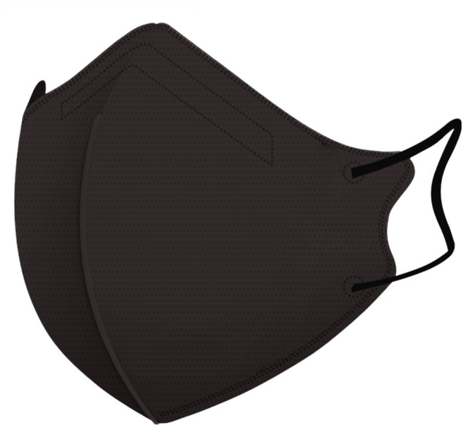 아조라 KF94 새부리형 마스크 대형 100매 홈쇼핑, 블랙, 10개, 10개입